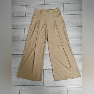 Wide Leg Tan Pants